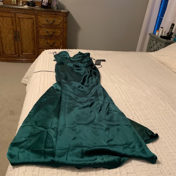 Lady Black Tie Formal Dress | Yvette Gown - Emerald - Picture 7 of 7